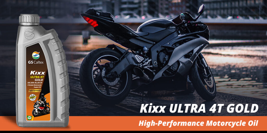 Kixx ULTRA 4T GOLD High Performance Motorcycle Oil